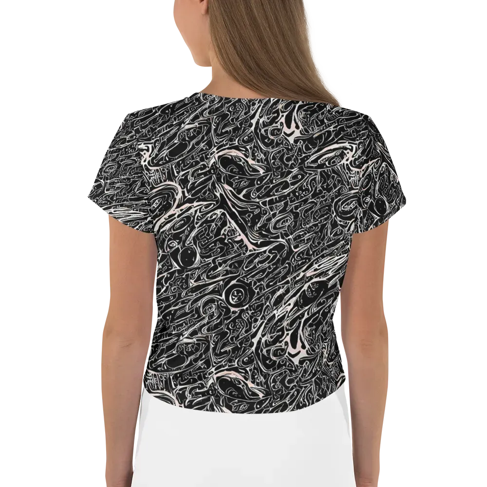 Ink Noir on Crop Tee — Back