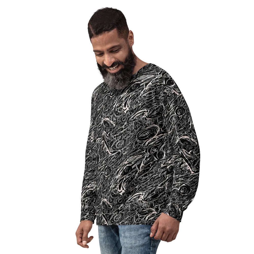 Ink Noir on Sweatshirt — Left Front