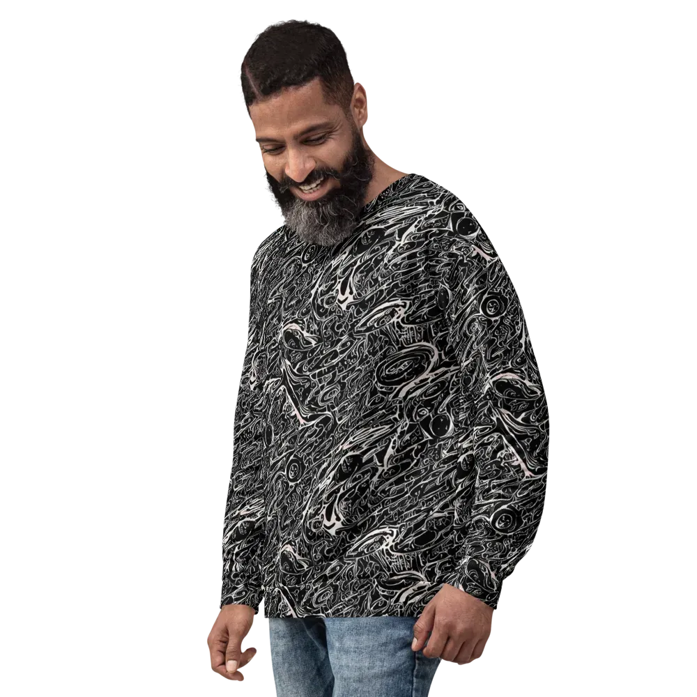 Ink Noir on Sweatshirt — Left Front