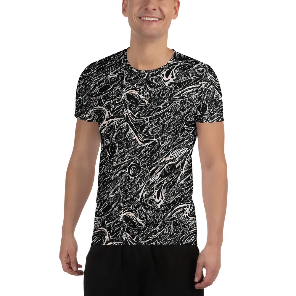 Ink Noir on Men's Athletic T-Shirt — Front