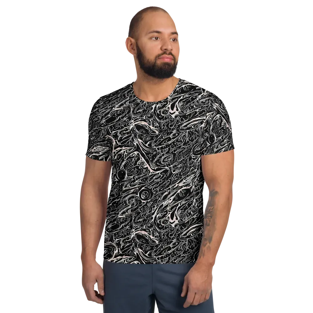Ink Noir on Men's Athletic T-Shirt — Front