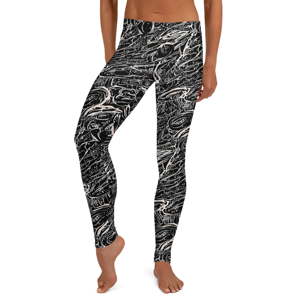 Ink Noir on Leggings — Front