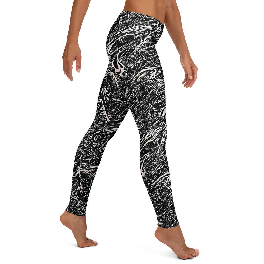 Ink Noir on Leggings — Right