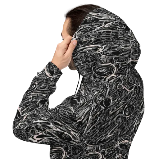 Ink Noir on a Hoodie