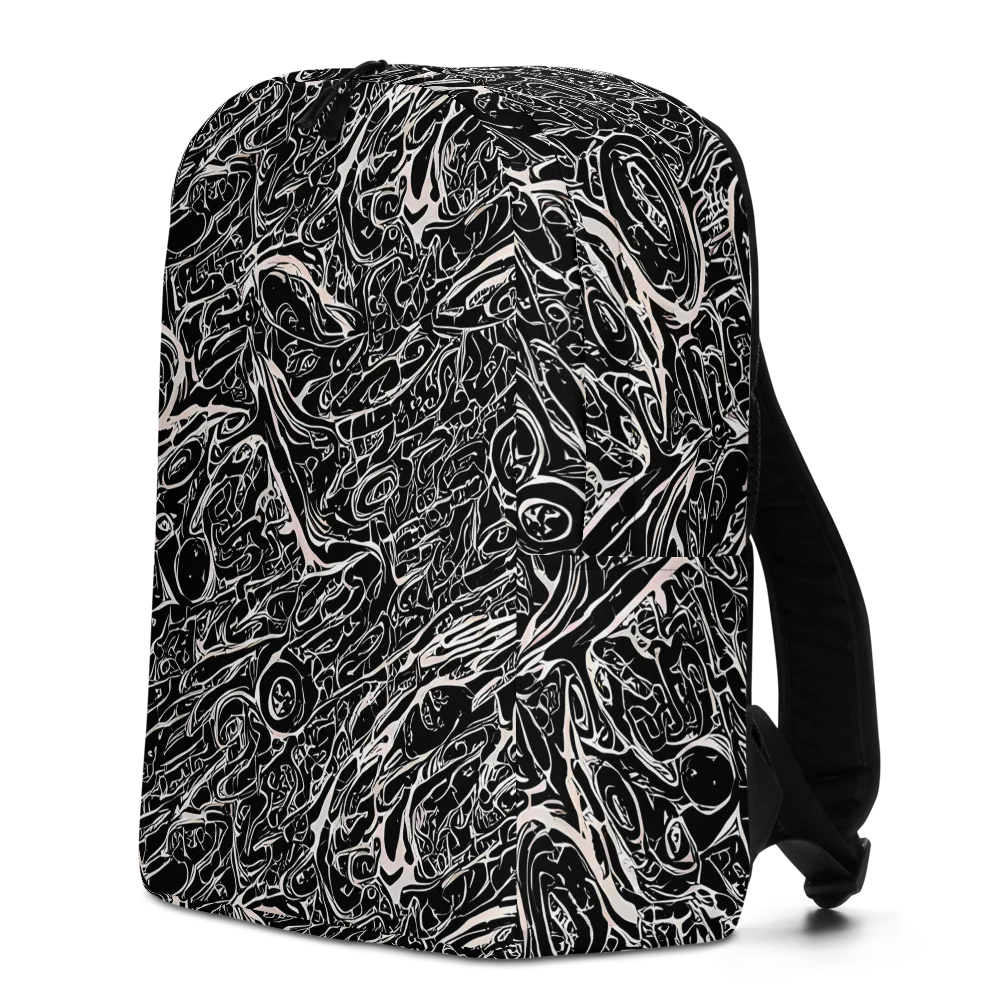 Ink Noir on Minimalist Backpack — Left