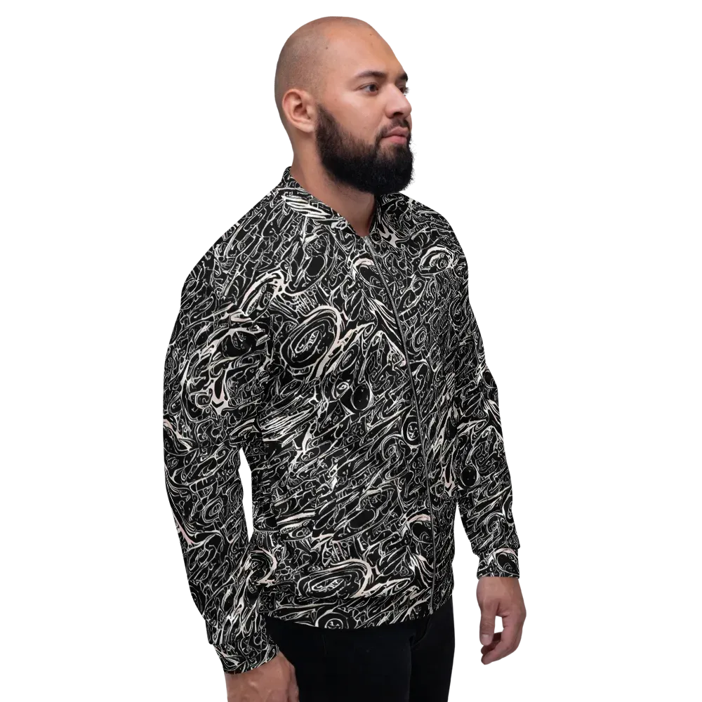 Ink Noir on Bomber Jacket — Right