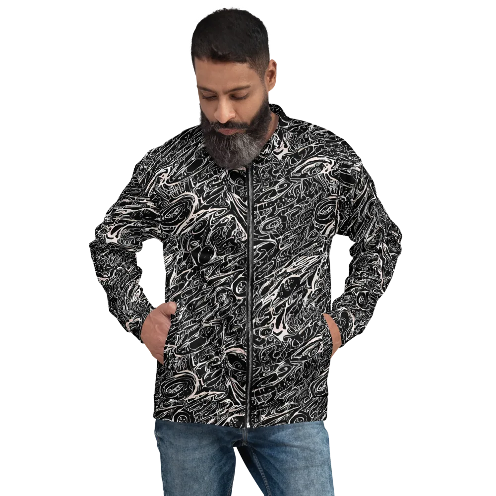 Ink Noir on Bomber Jacket — Front