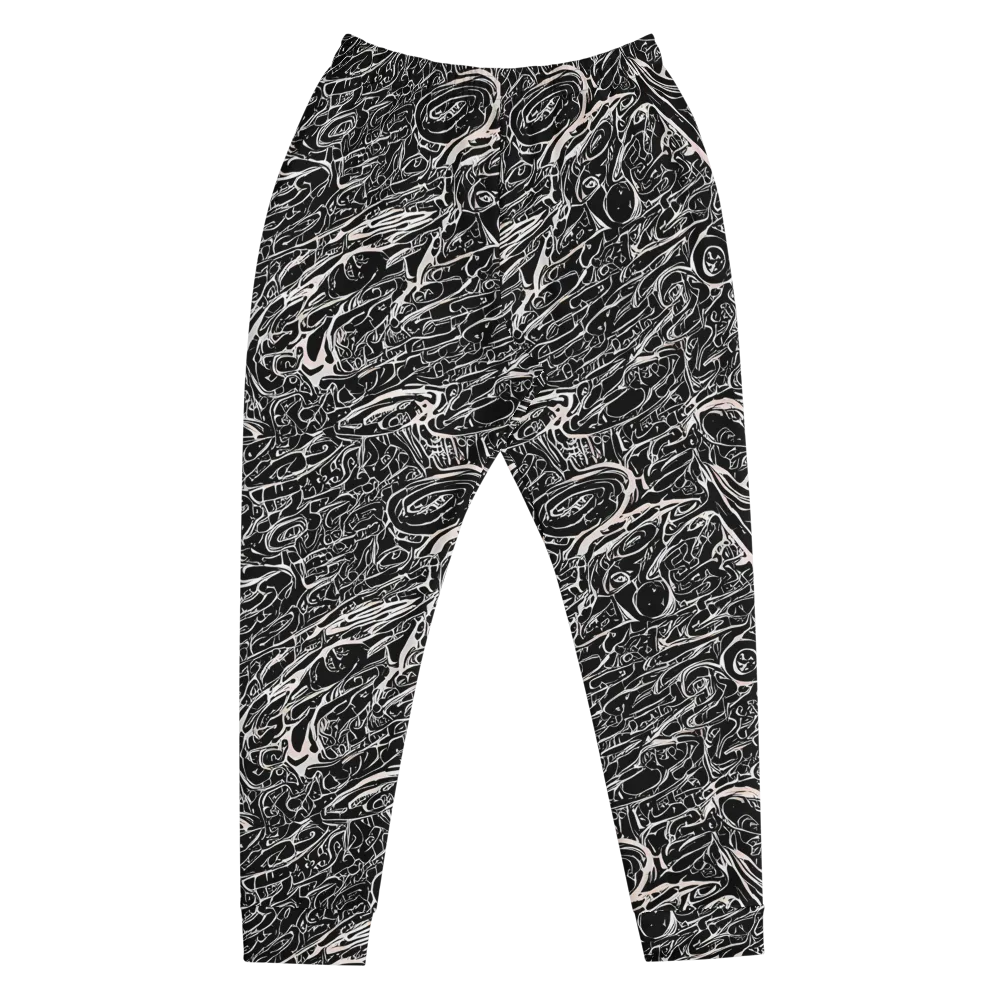 Ink Noir on Men's Joggers — Front