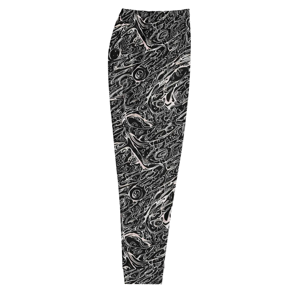 Ink Noir on Men's Joggers — Right