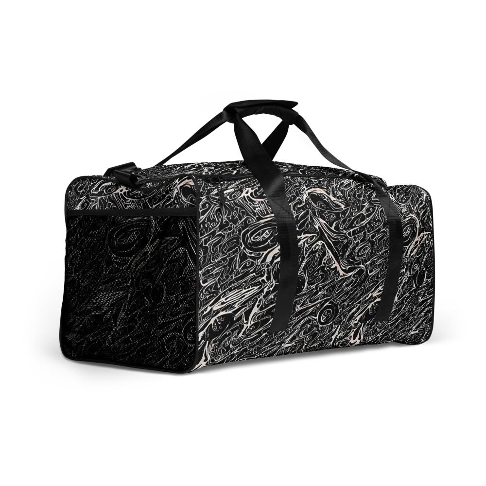 Ink Noir on Duffle Bag — Right Front