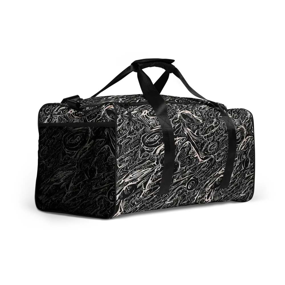 Ink Noir on Duffle Bag — Right Front