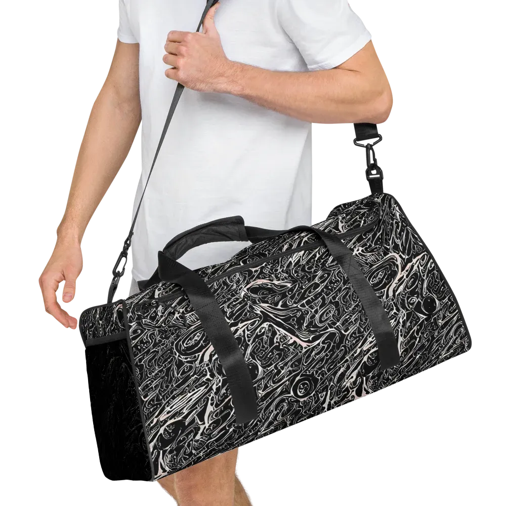 Ink Noir on Duffle Bag — Right Front