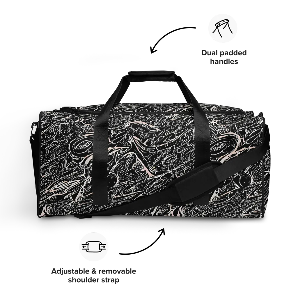 Ink Noir on Duffle Bag — Front