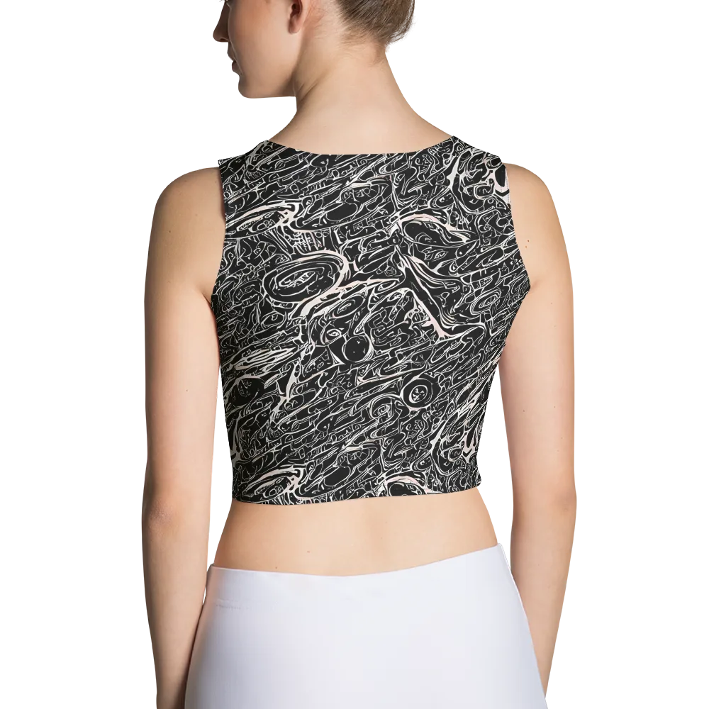 Ink Noir on Crop Top — Back