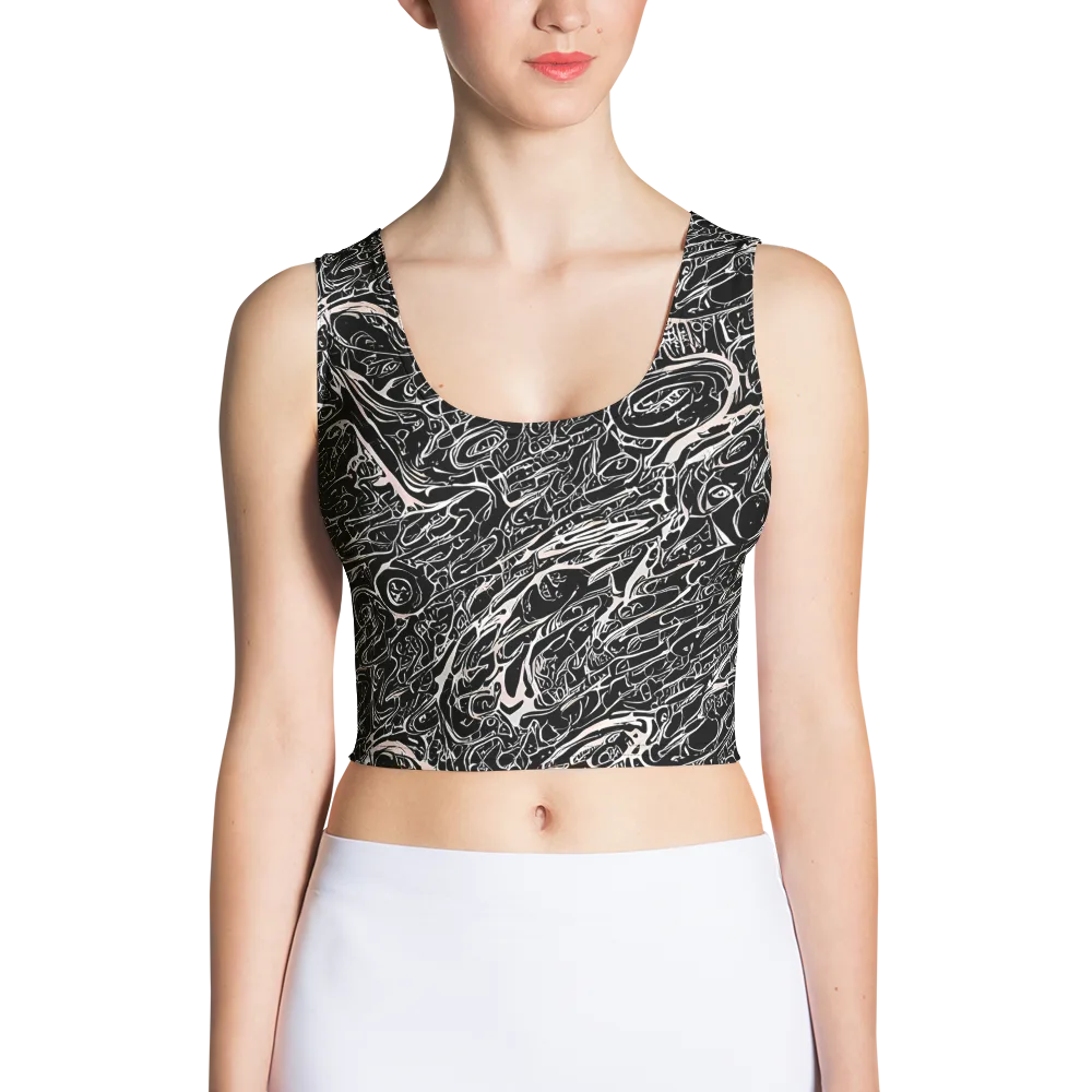 Ink Noir on Crop Top — Front