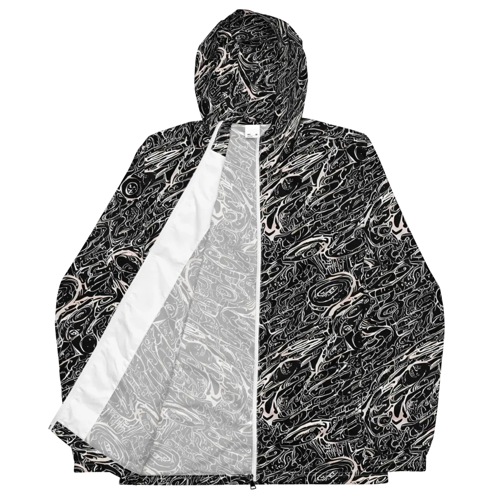 Ink Noir on Men's Windbreaker — Front