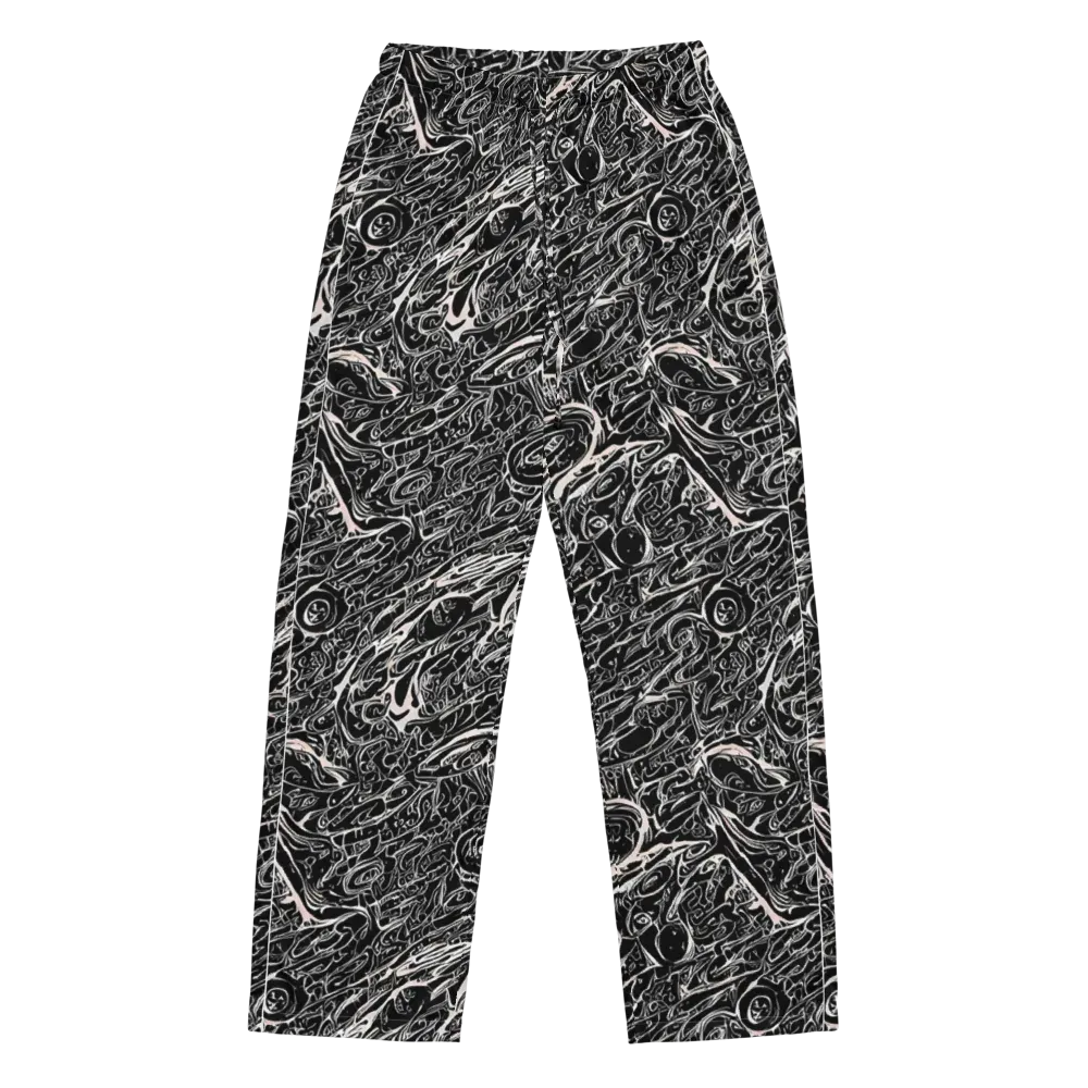 Ink Noir on Women's Pajama Pants — Front