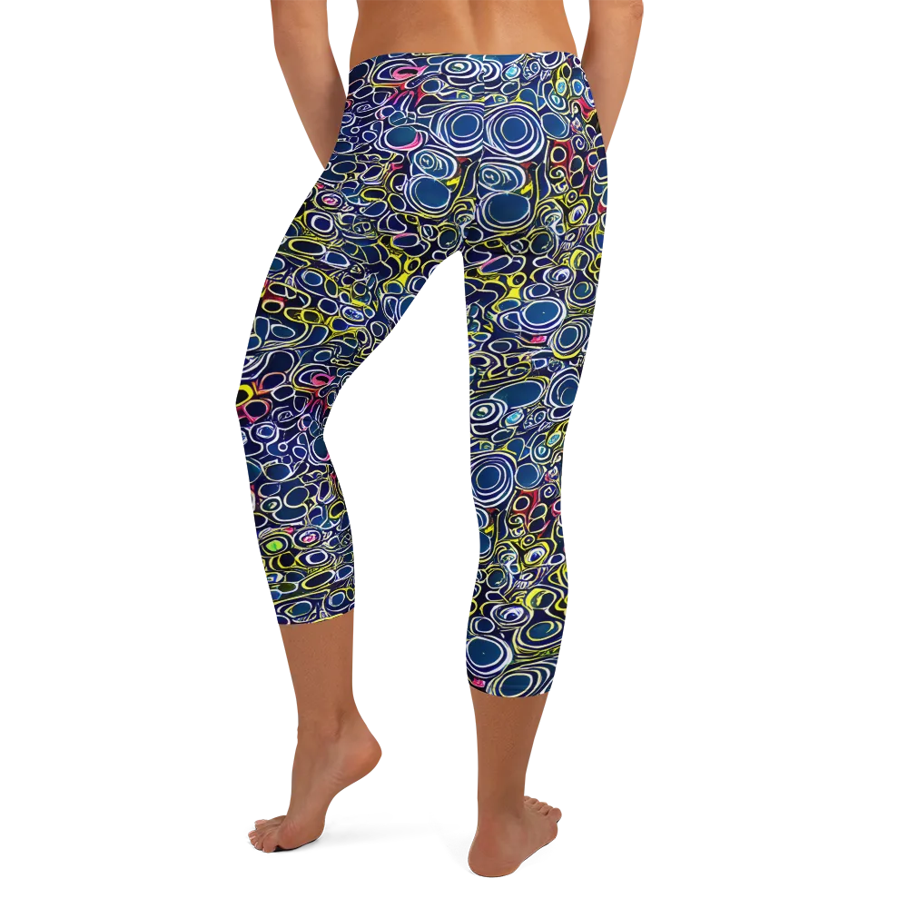 Lunar Loops on Capri Leggings — Back