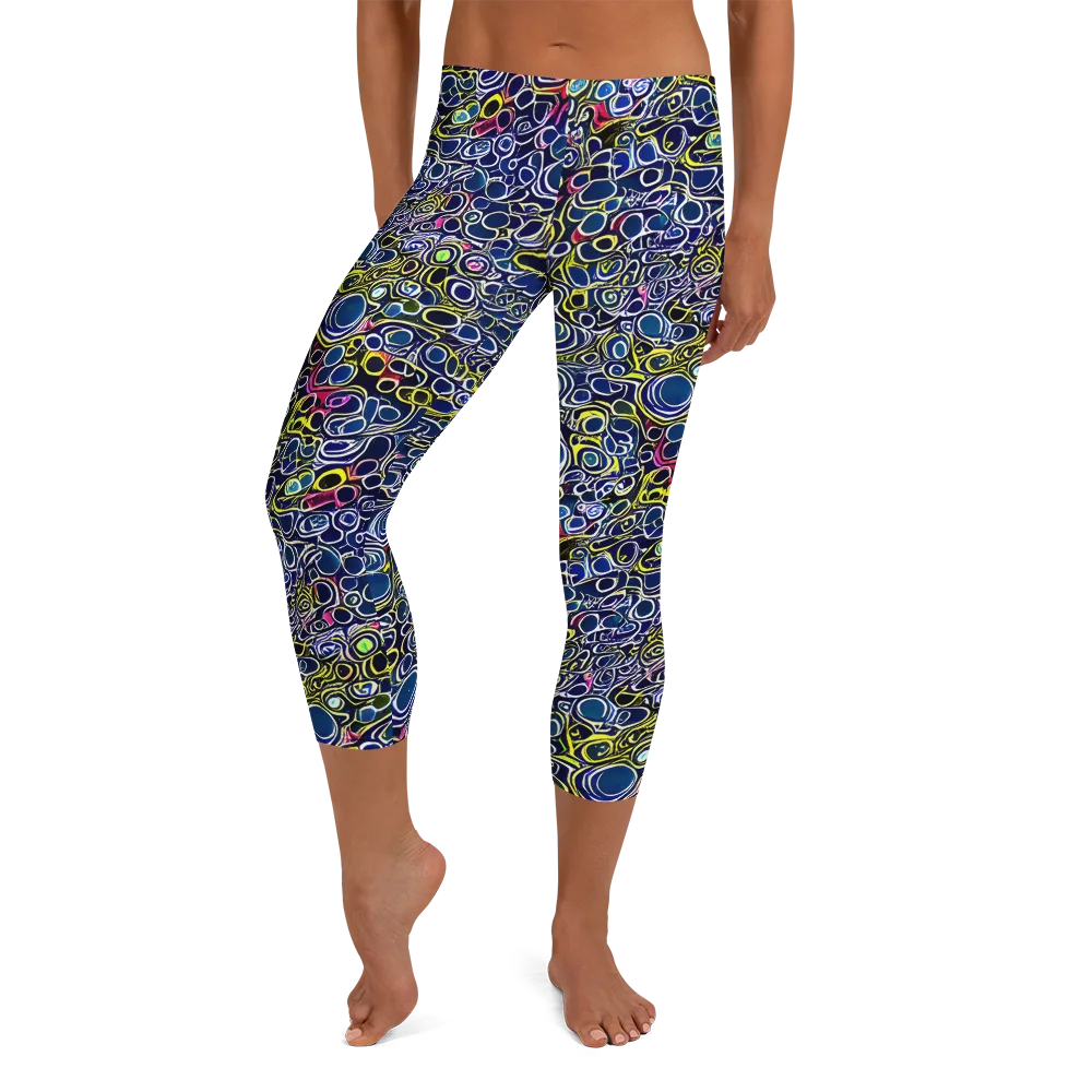 Lunar Loops on Capri Leggings — Front