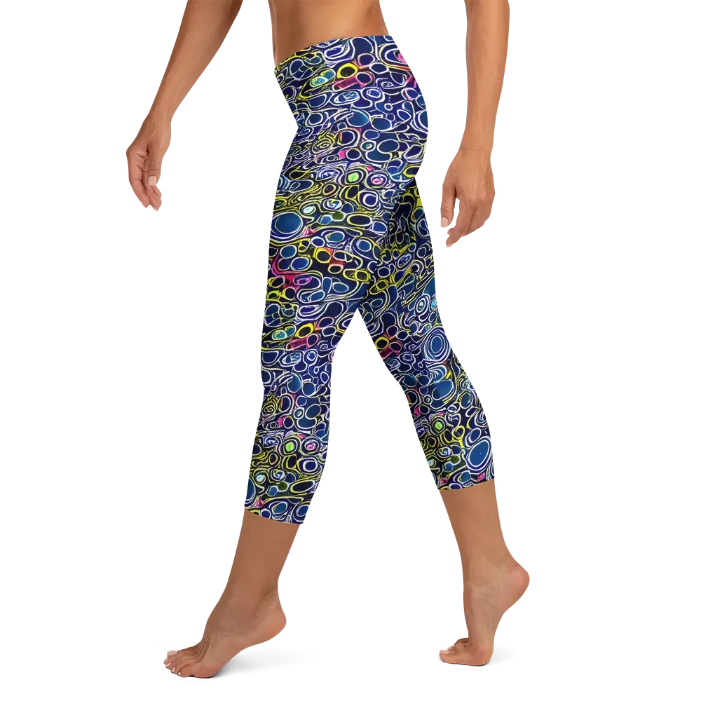 Lunar Loops on Capri Leggings — Left
