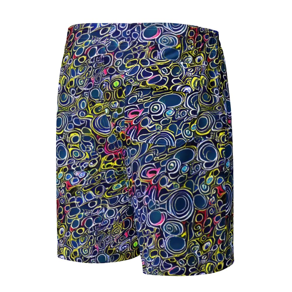 Lunar Loops on Men's Board Shorts — Back