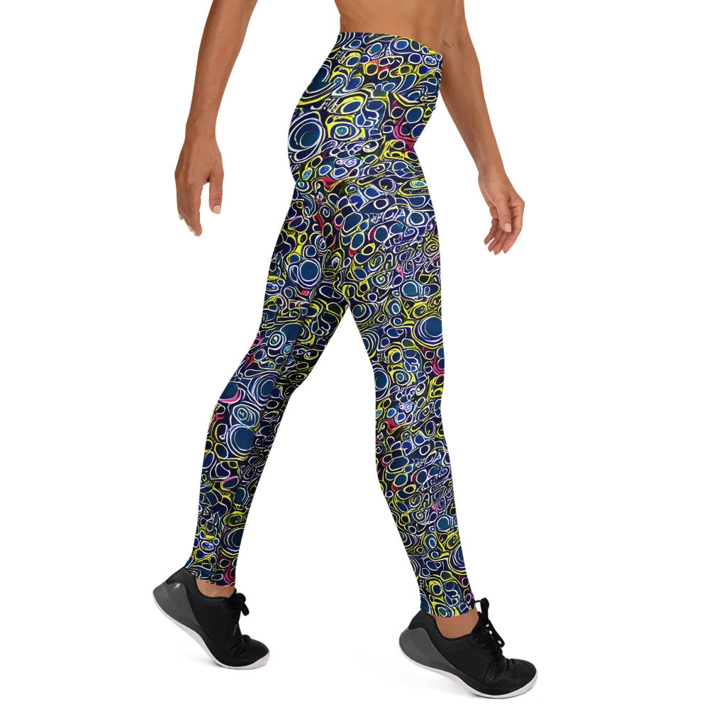 Lunar Loops on Yoga Leggings — Right