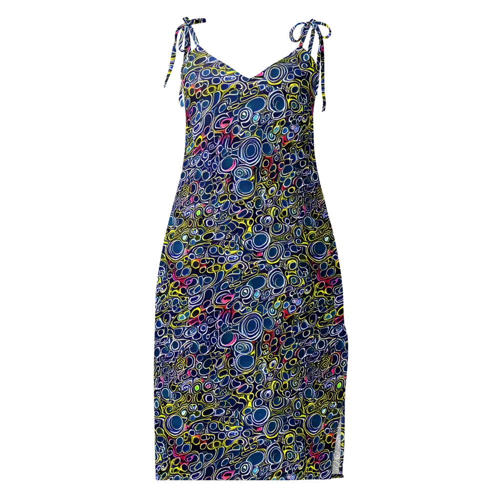 Lunar Loops on Slip Dress — Front