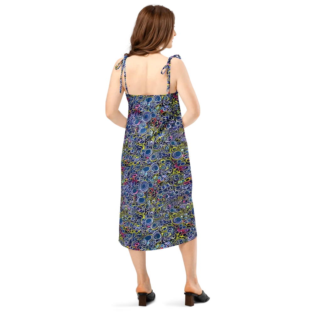 Lunar Loops on Slip Dress — Back