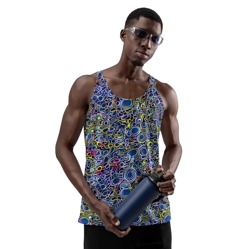 Lunar Loops on Men's Tank Top — Front