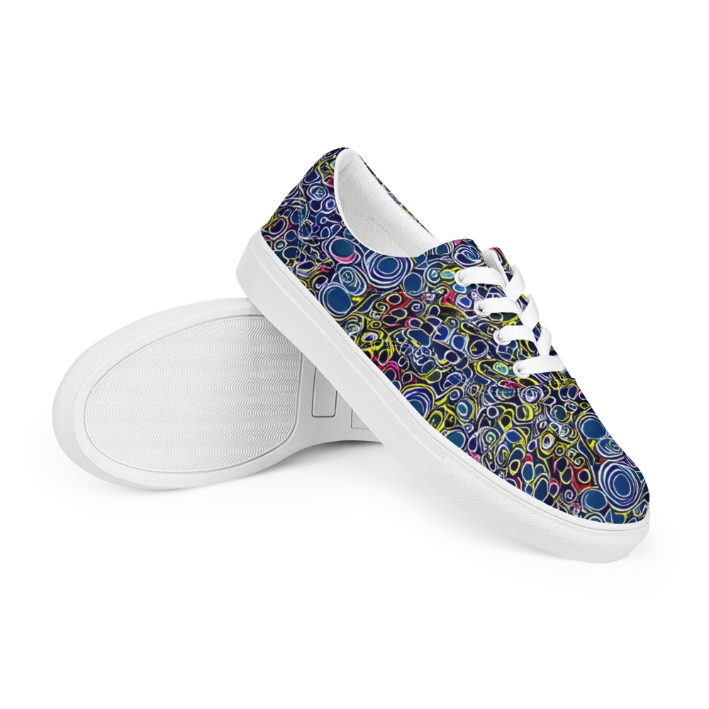 Lunar Loops on Men's Lace-Up Canvas Shoes — Right Front