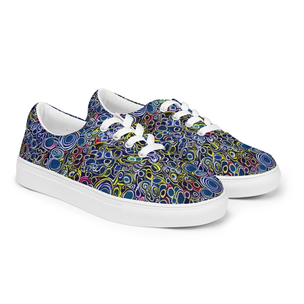 Lunar Loops on Men's Lace-Up Canvas Shoes — Right Front
