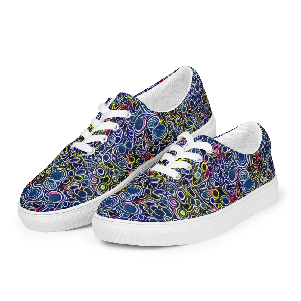 Lunar Loops on Men's Lace-Up Canvas Shoes — Left Front