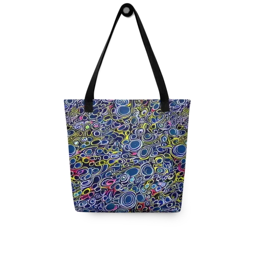 Lunar Loops on a Tote Bag