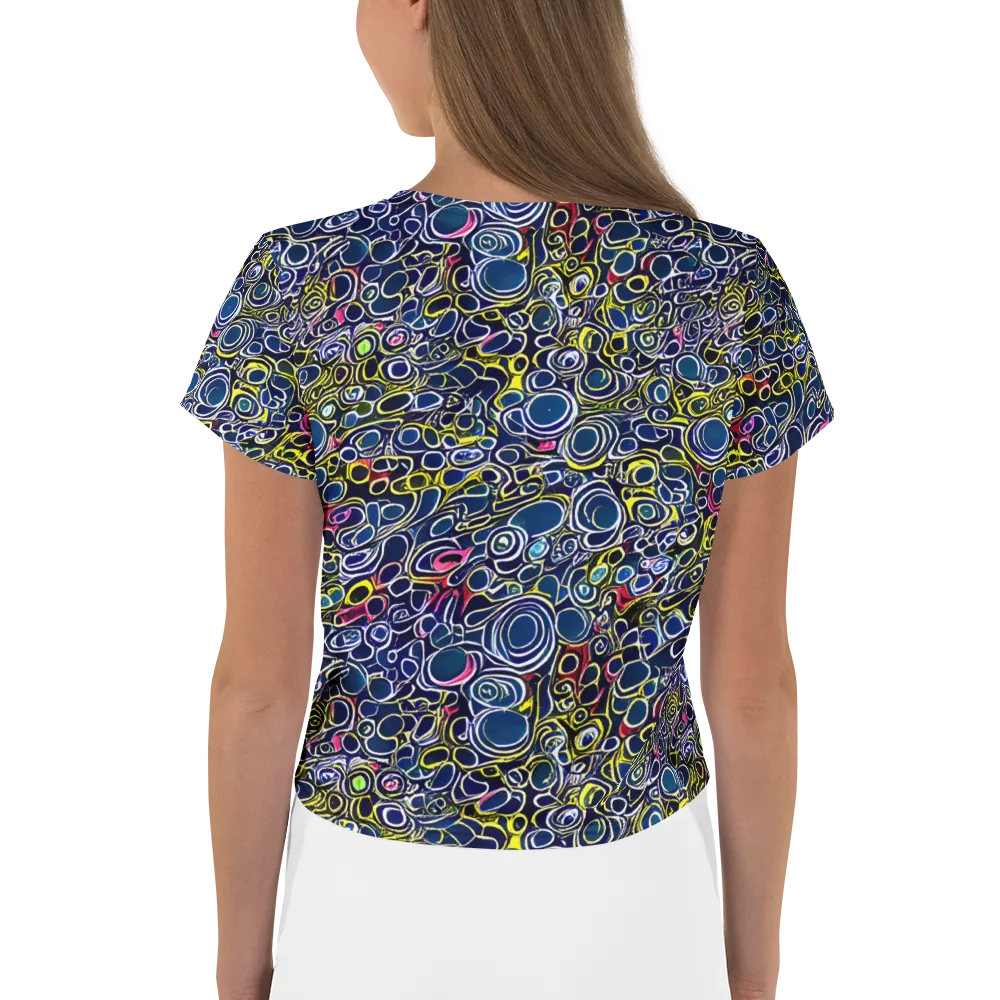 Lunar Loops on Crop Tee — Back