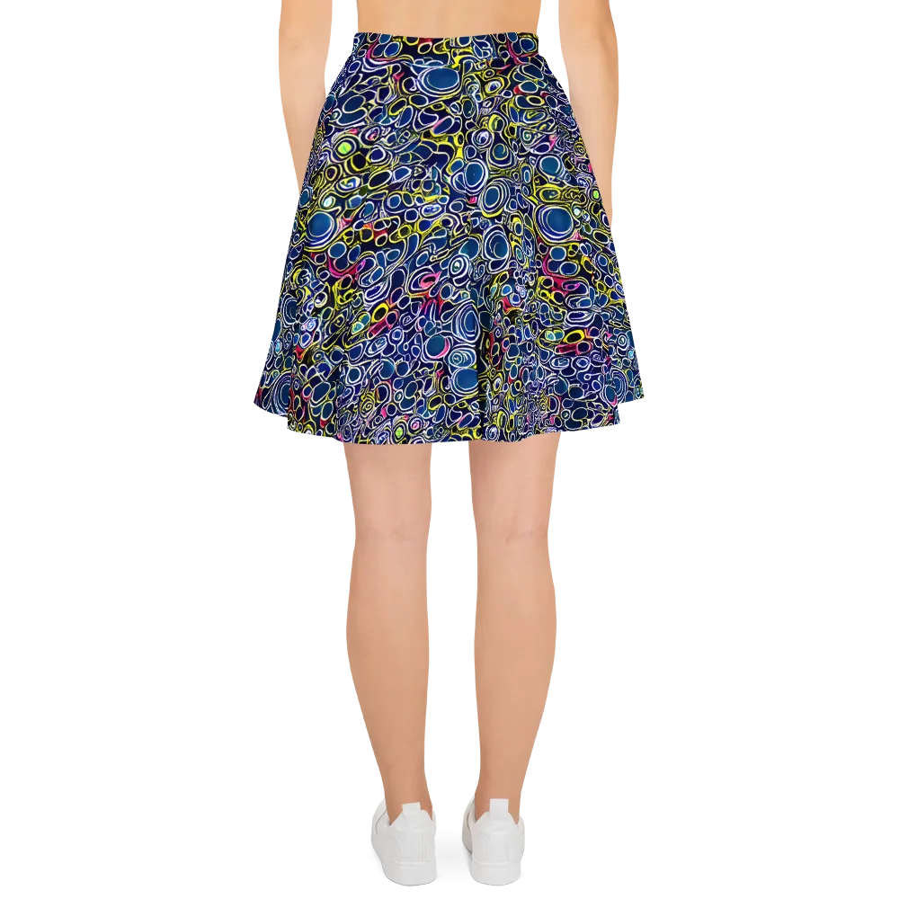 Lunar Loops on Skater Skirt — Back