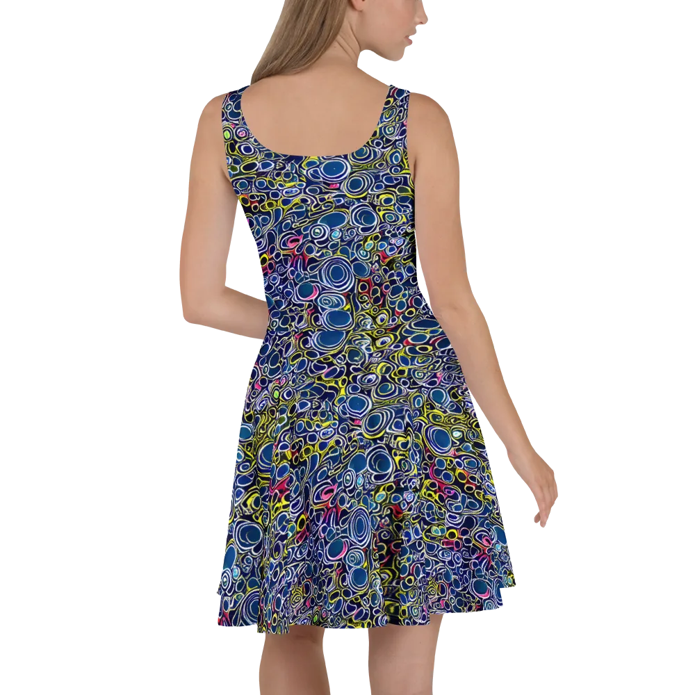 Lunar Loops on Skater Dress — Back