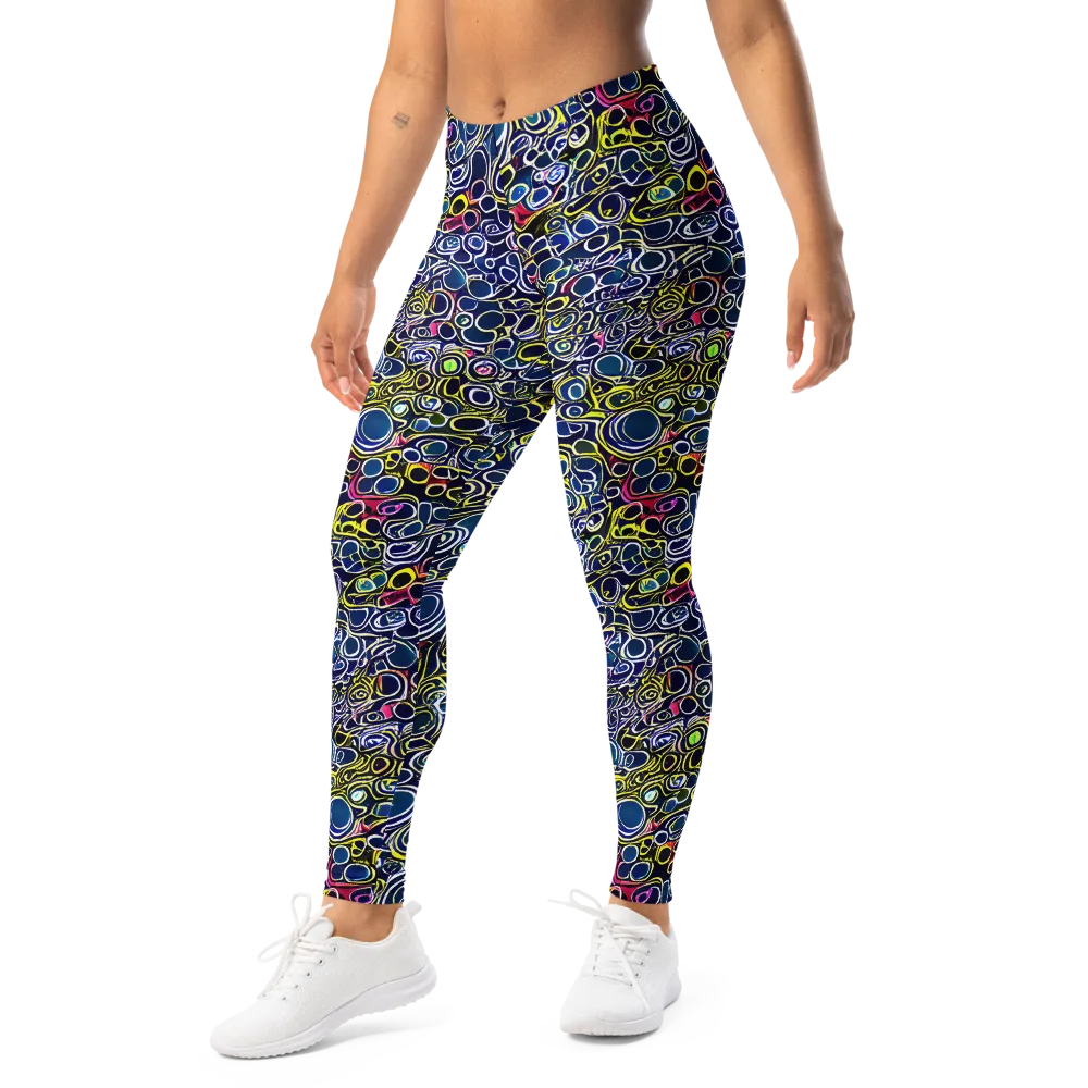 Lunar Loops on Leggings — Left Front
