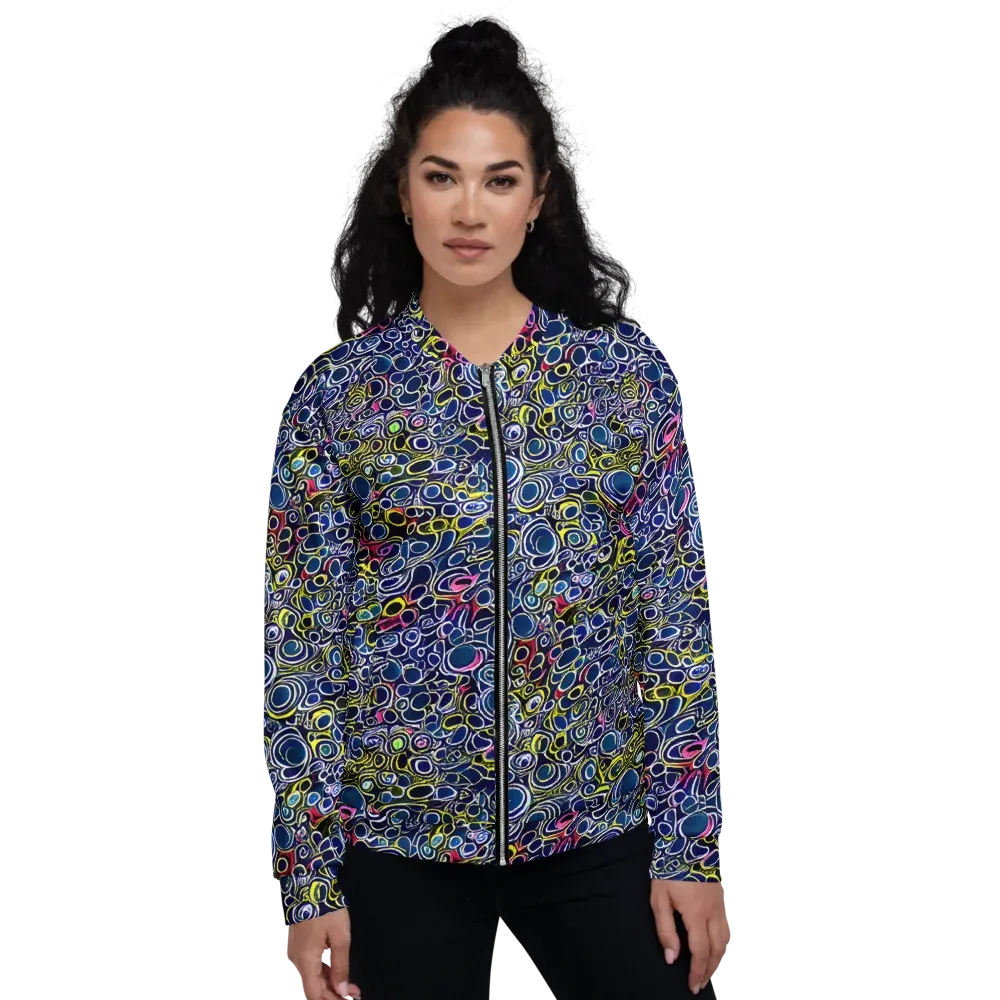 Lunar Loops on Bomber Jacket — Front