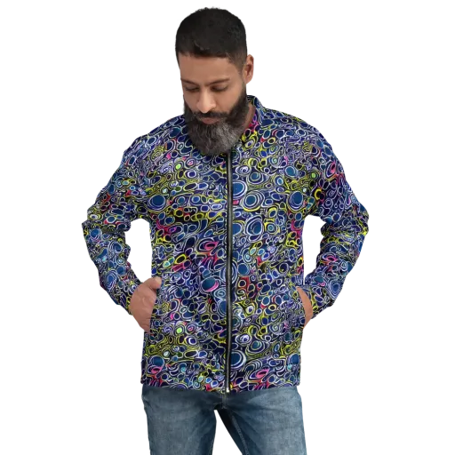 Lunar Loops on a Bomber Jacket