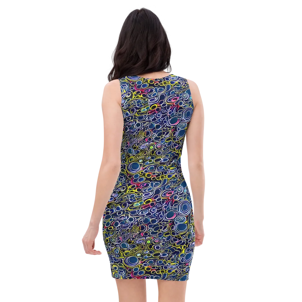 Lunar Loops on Bodycon Dress — Back