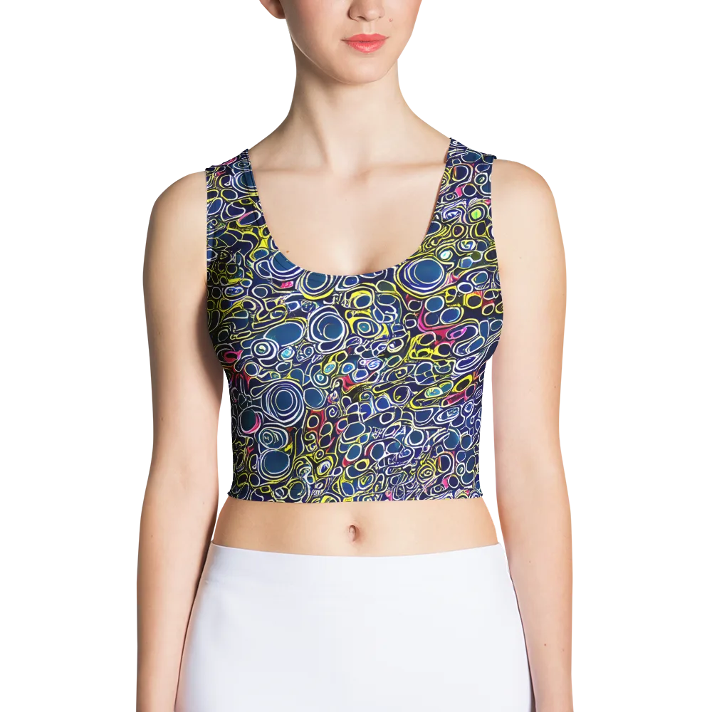 Lunar Loops on Crop Top — Front