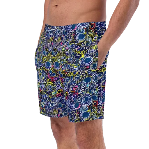 Lunar Loops on a Swim Trunks