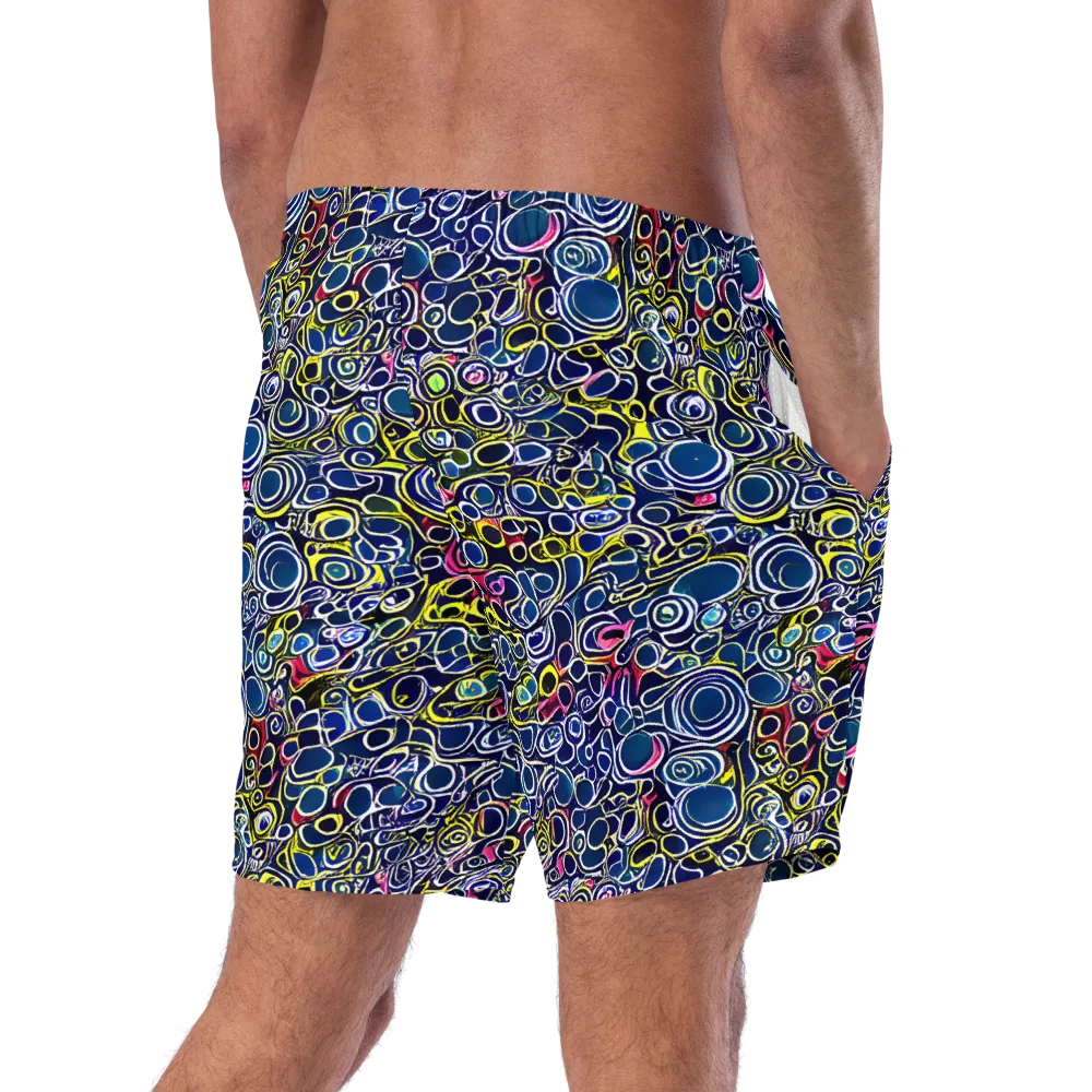 Lunar Loops on Swim Trunks — Right Back