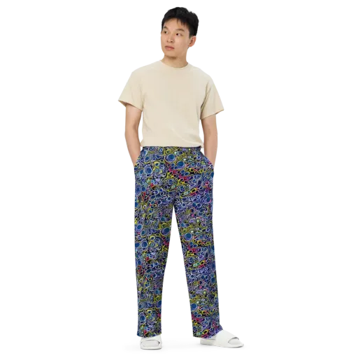 Lunar Loops on a Wide-Leg Pants