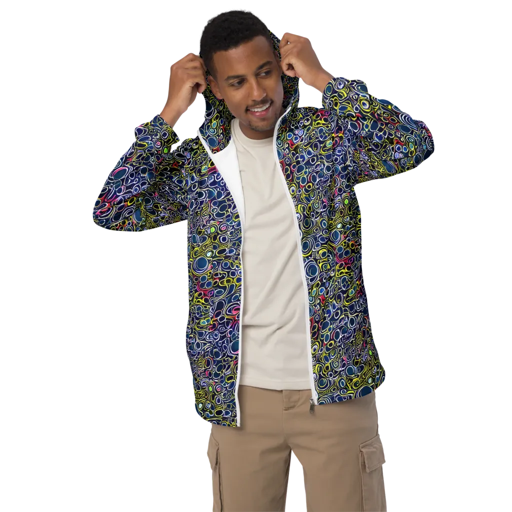 Lunar Loops on Men's Windbreaker — Front