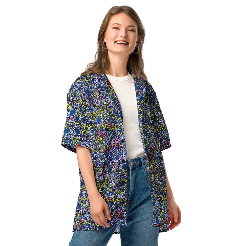 Lunar Loops on Button Shirt — Front