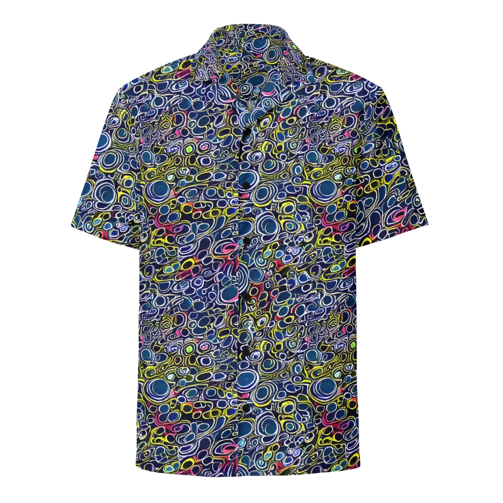 Lunar Loops on Button Shirt — Front