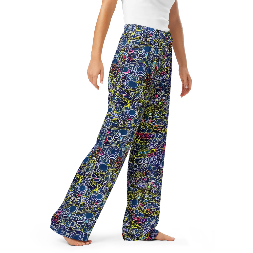 Lunar Loops on Women's Pajama Pants — Right Front
