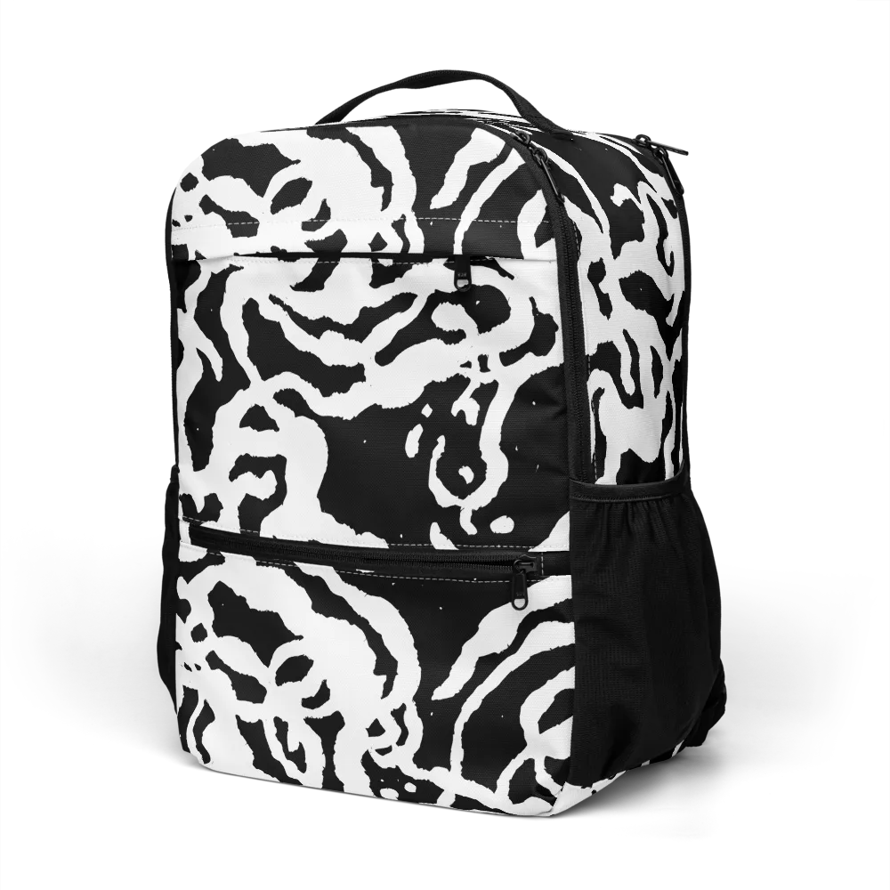 Blackwater Rhythm on Utility Backpack — Left Front