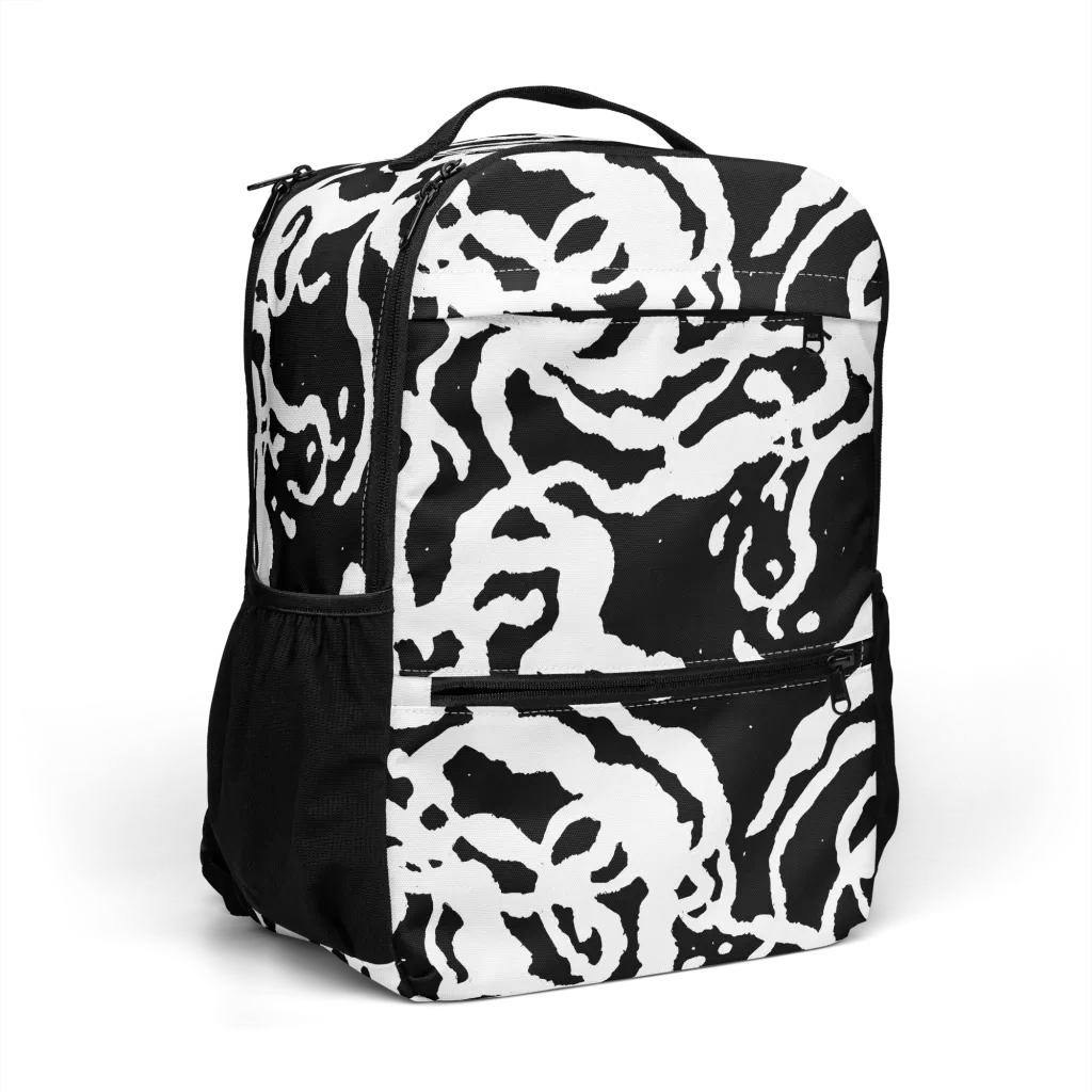 Blackwater Rhythm on Utility Backpack — Right Front